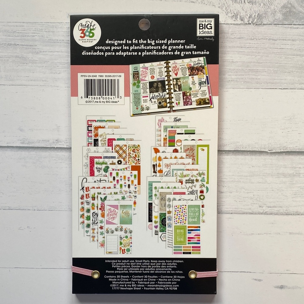 The Happy Planner Colorful Memory Keeping Sticker Bundle - Picture 3 of 13
